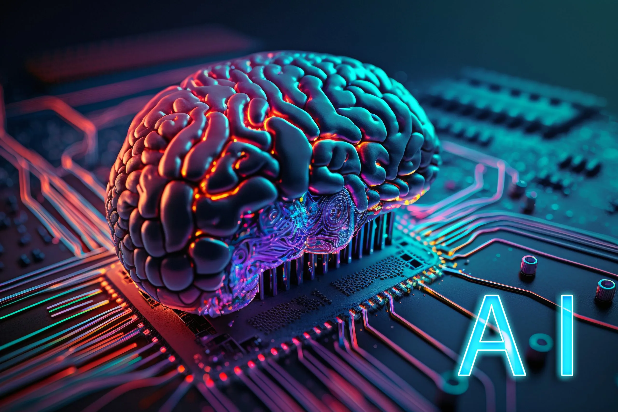 artificial intelligence new technology science futuristic abstract human brain ai technology cpu central processor unit chipset big data machine learning cyber mind domination generative ai scaled 1 jpg